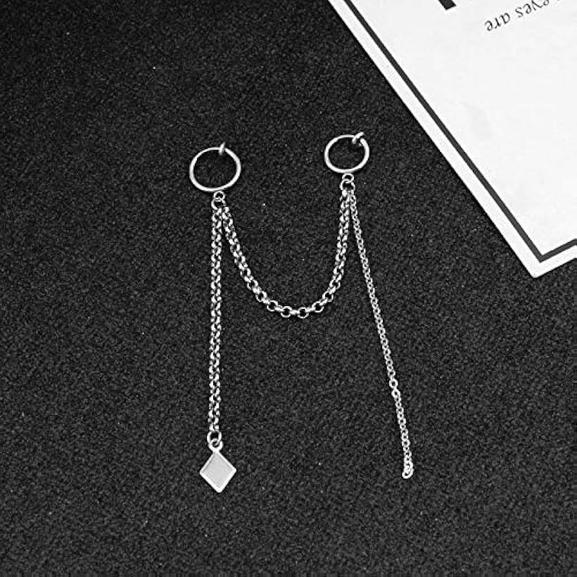 アクセサリー イヤリング フェイクピアス チェーンアクセ メンズ レディース