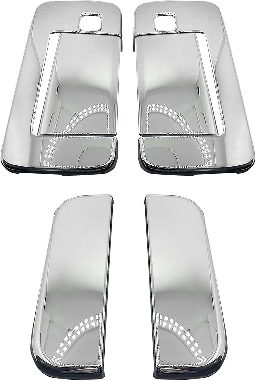 ドア ノブ カバー アトレー S700V S710V 専用 シール付 (シルバー(銀)スマートキー対応)