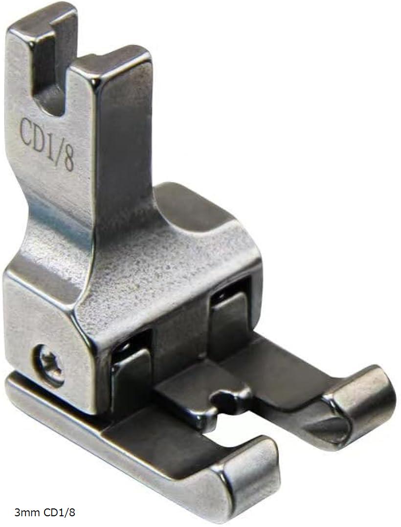 ミシン アクセサリー 両段付 押さえ 金具 脇 職業 工業用 洋裁 押え金 アタッチメント ガイド 左右通用..