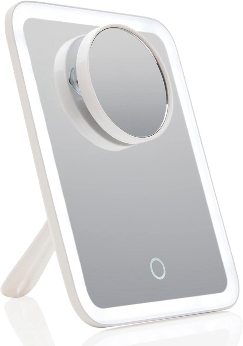 化粧鏡 卓上ミラー 分離可能10倍拡大鏡 Aura Go 2