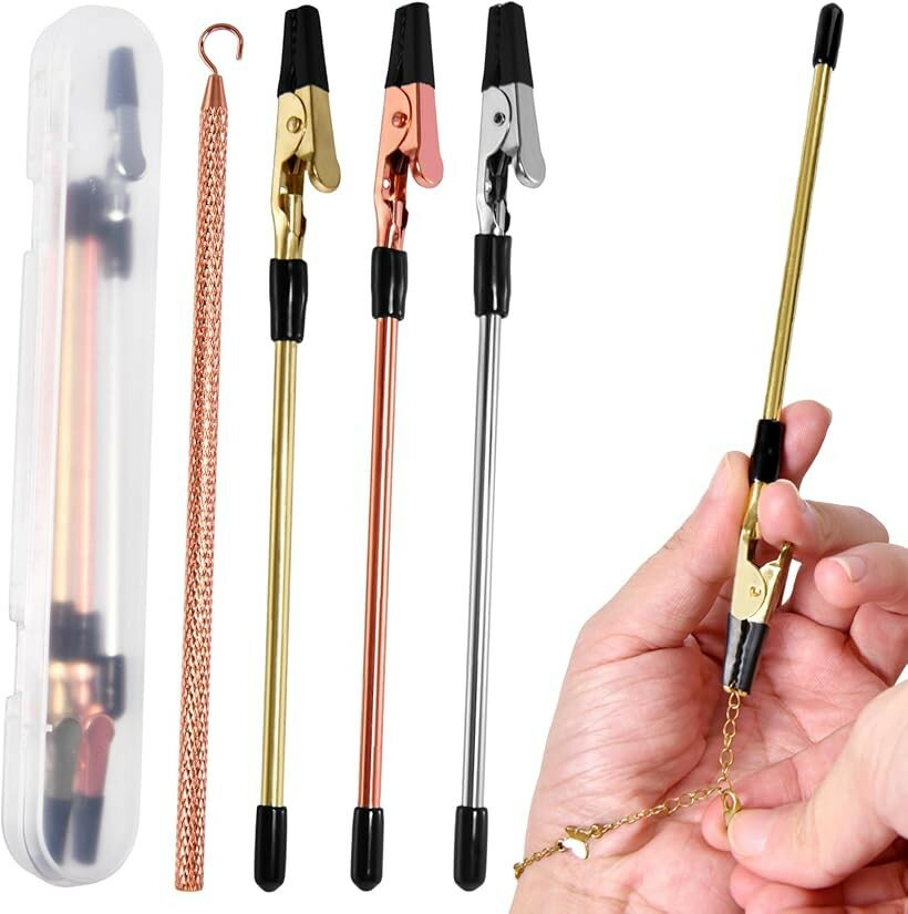 4点セット ブレスレットヘルパーツール アジャスター 止め金具 ブレスレット用留め具補助ツール