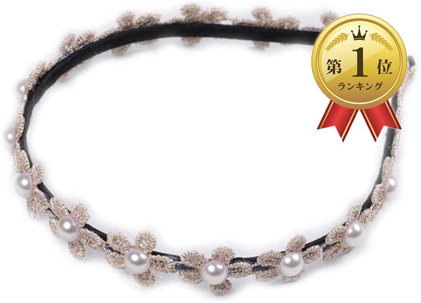 【楽天ランキング1位入賞】カチューシャ 花柄 パール キッズ こども ベビー 子供 髪飾り 韓国 ヘアアクセサリー 女の子