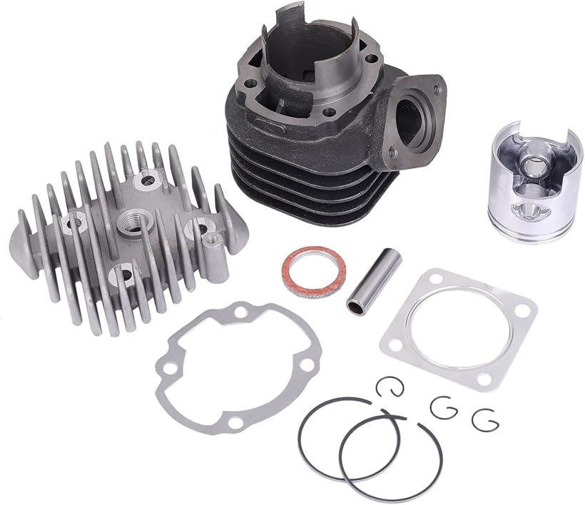 ホンダ用 ボアアップキット 47mm 70cc シリンダー ヘッド 付 ピストン リング クリップ ピストンピン ガスケット AF34 AF35 ライブディオ DIO ZX エンジン 社外品