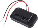 トヨタ ハイエース USB電源 2ポート パネル DC12v 〜 24v 5V/4.8A リアヒーター ヒータースイッチ 照明 スマホ 充電 カー アクセサリー...