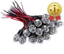 【楽天ランキング1位入賞】24V LED パイロット ランプ ダイヤカット 20個セット 16mm 16φ インジケーター ライト シグナル カスタム パーツ ...