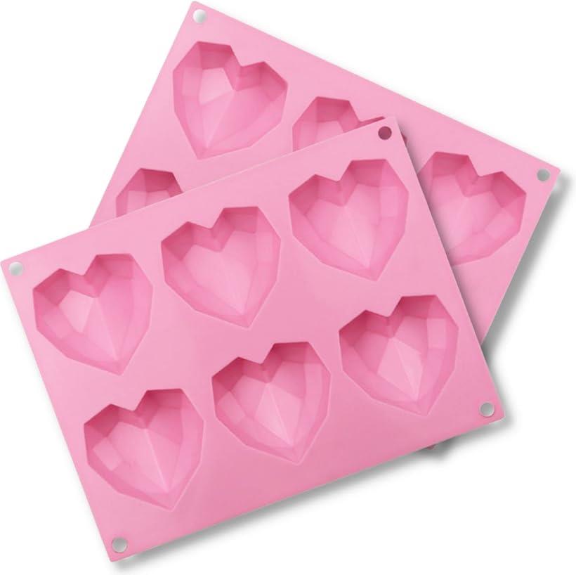 シリコンモールド ハート シリコン型 レジン 樹脂粘土 グリセリンソープ