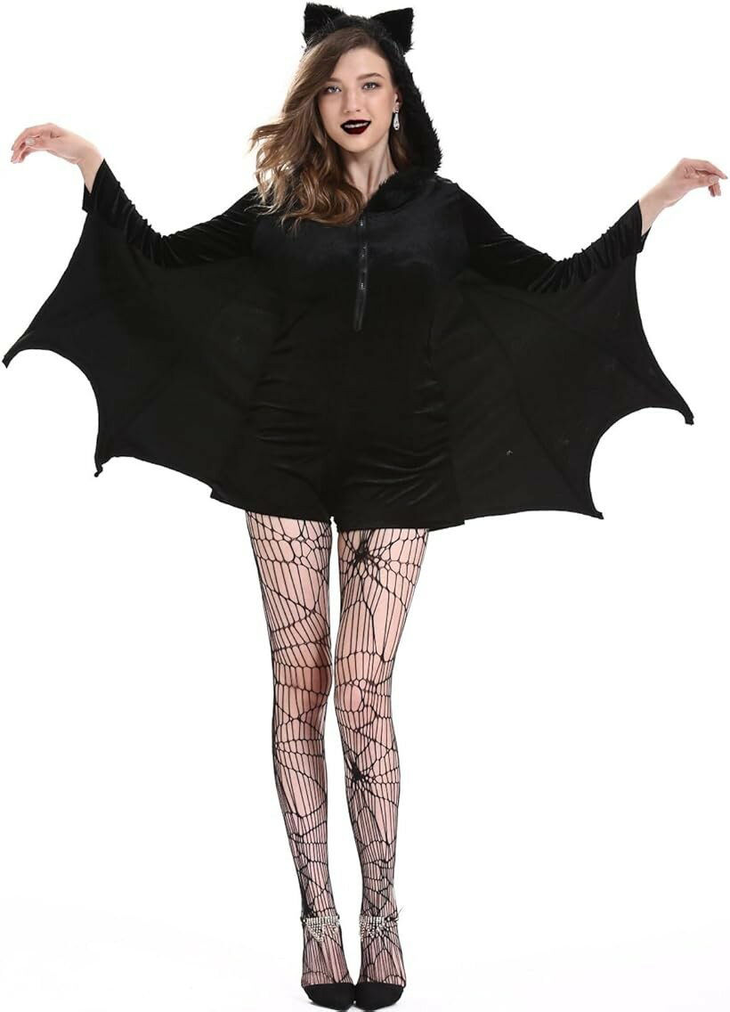 コスプレ コウモリ レディース ヴァンパイア 衣装 羽 コスチューム ハロウィン 吸血鬼 小悪魔