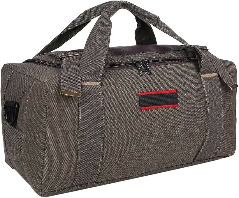 バンモーレ 大型収納 トートバッグ アウトドアバッグ キャンプ道具収納 収納袋 ブラウン M (ブラウン, M)