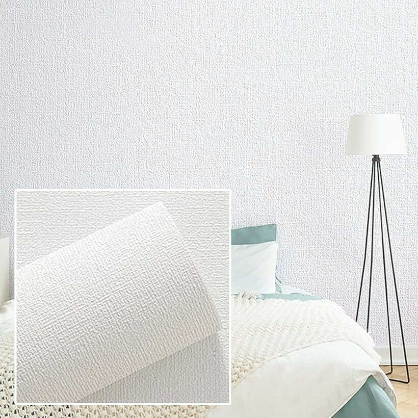 壁紙シール クッション 防音シート 壁用 フォーム ウォールデコ おしゃれ 厚さ0.25cm 幅50cmx1000cm ホワイト (ホワイト/50x1000cm)
