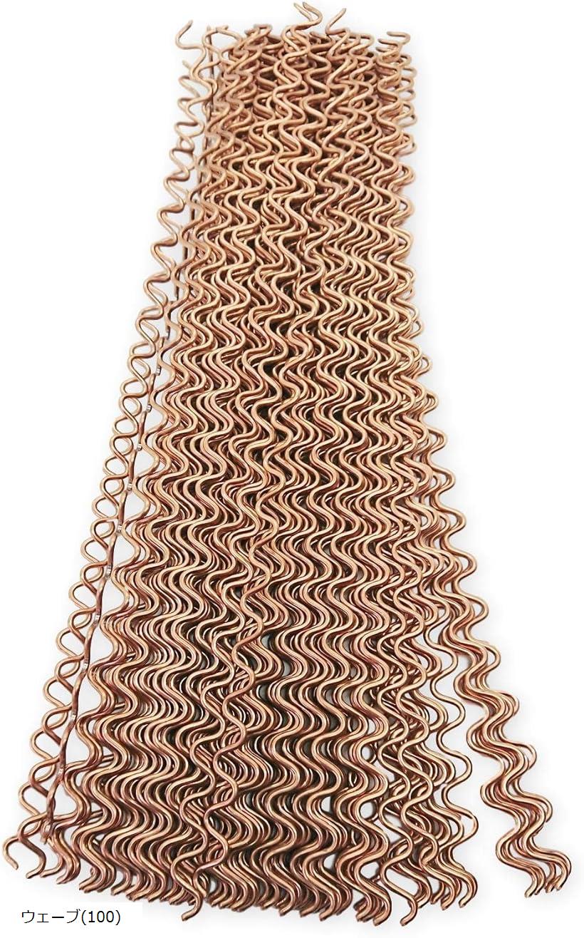 スタッド溶接機用 ウェーブ ワイヤー 波型 ワッシャー 100本セット 銅メッキ 引き出し 板金 通電 防錆 自動車 補修 ウェーブ(100)