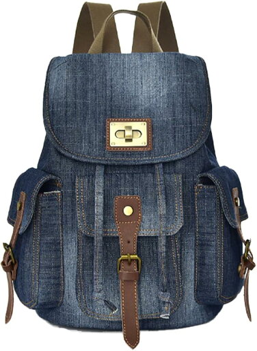 デニムリュック ポケット多数 リュックサック バックパック backpack カジュアル レディース デニム素材 デニムリュック ポケット多数 リュックサック バックパック backpack カジュアル レディース デニム素材