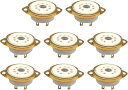 MT管 9ピン セラミック ソケット 自作 オーディオ アンプ 真空管用 12ax7