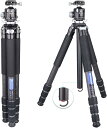 カーボン三脚 全高1770mm 32mmパイプ径 四段ナットロック式10層カーボンファイバー材質 最大耐荷重15キロ 軽量 一脚伸縮可変式 プロカメラ三脚三脚バ...