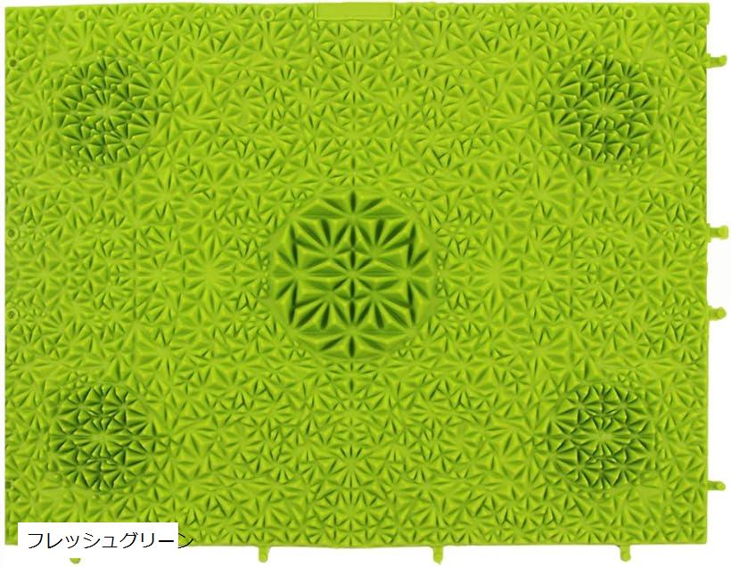 【楽天ランキング1位入賞】ツボエステ 足つぼマッサージ グッズ 足つぼマット お部屋でのるだけ刺激的な美容マット hb003 フレッシュグリーン