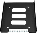 HDD SSD ケース 2.5 3.5 変換 マウンタ 2.5インチ 3.5インチ 3.5インチベイ 2.5インチHDD HDDケース(2)