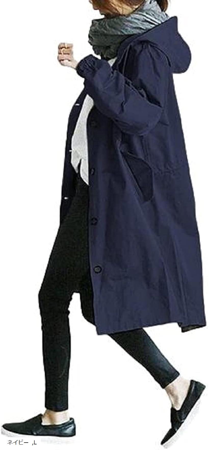 ニブンノイチプラス 大人 オシャレ カラー モッズ フード コート レディース ブラック 2XL ベージュ M レッド グレー カーキ XL ネイビ..