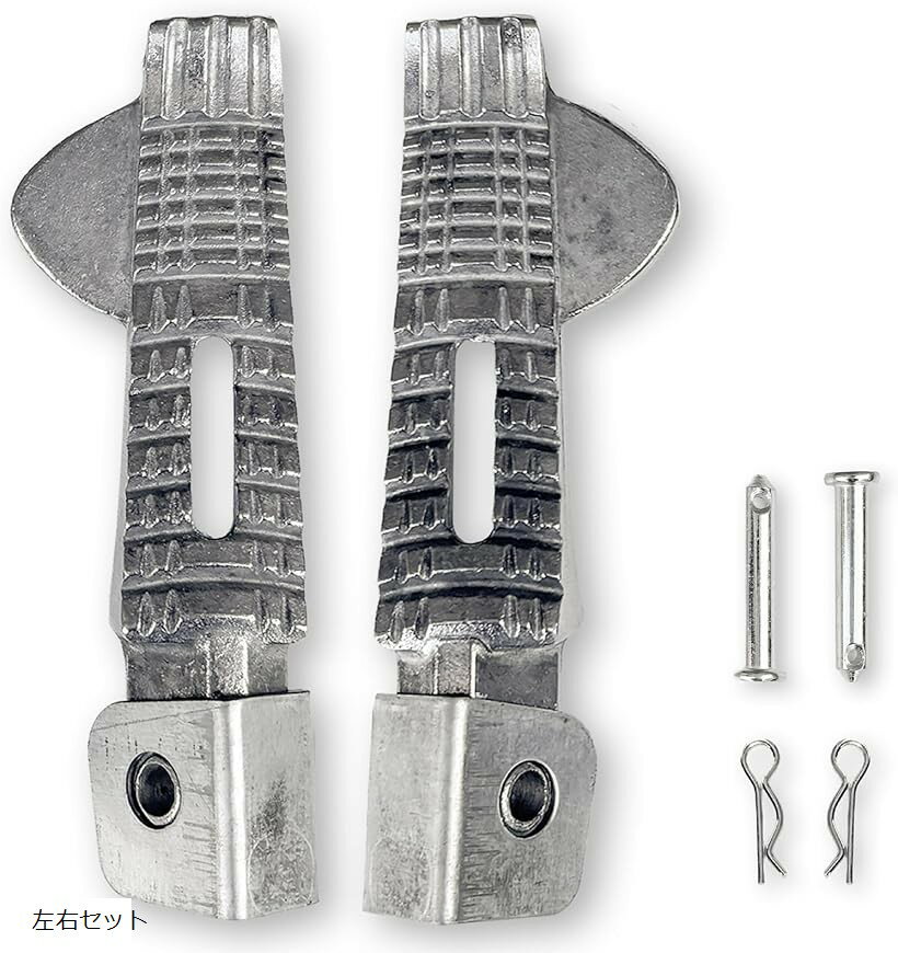 互換品 タンデムステップ アドレスV125 バイク 踏み台 バー フットペグ ピリオンフットレスト スクータ..