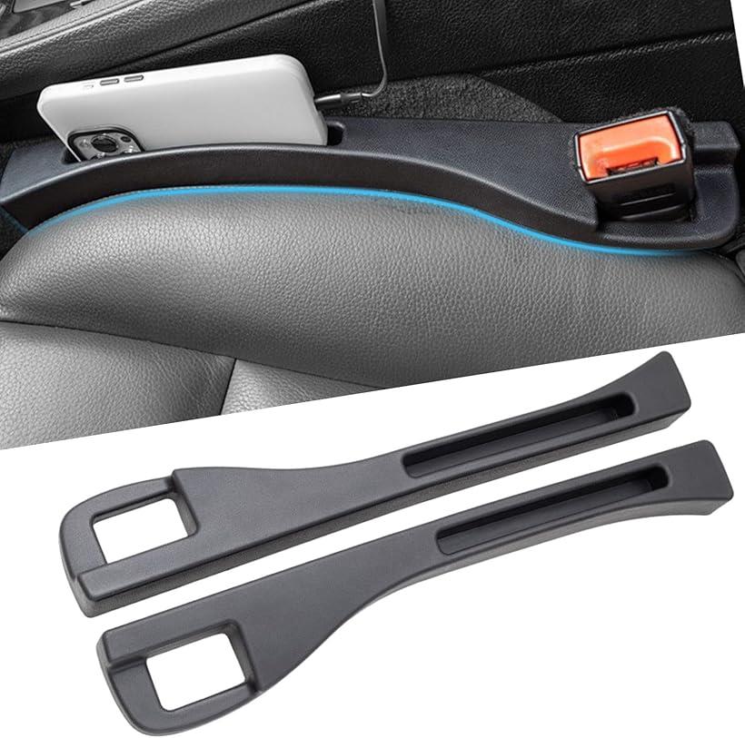 HOTQ 車 隙間クッション シートコンソール 小物落下防止 携帯電話収納スロット 運転席 助手席 複数車種対応