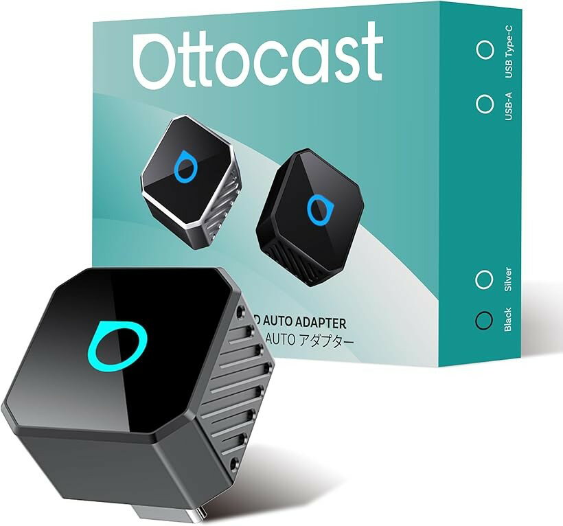 公式 オットキャスト Mini Pot Type-Cポート専用 2025最新 ワイヤレスCarPlay/Android Autoアダプター ミニ 純正有線CarPlay/Android Auto対応車専用 Bluetooth音楽/通話対応
