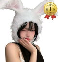 【楽天ランキング1位入賞】愛されうさぎ かぶりもの 兎 被り物 ウサギ ハロウィン コスプレ 韓国 仮装 レディース カチューシャ
