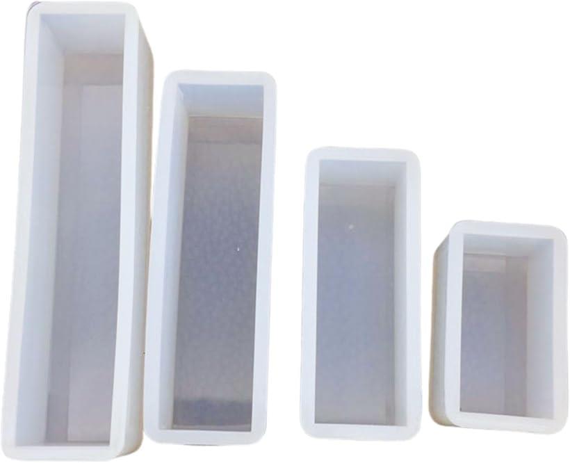 UVレジン キューブ 立体ケース エポキシ樹脂 レジンモールド プルメリア シリコーンモールド 4点セット