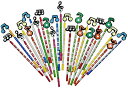 音符 鉛筆 セット 子供 プレゼント ギフト 鍵盤 カラフル 景品