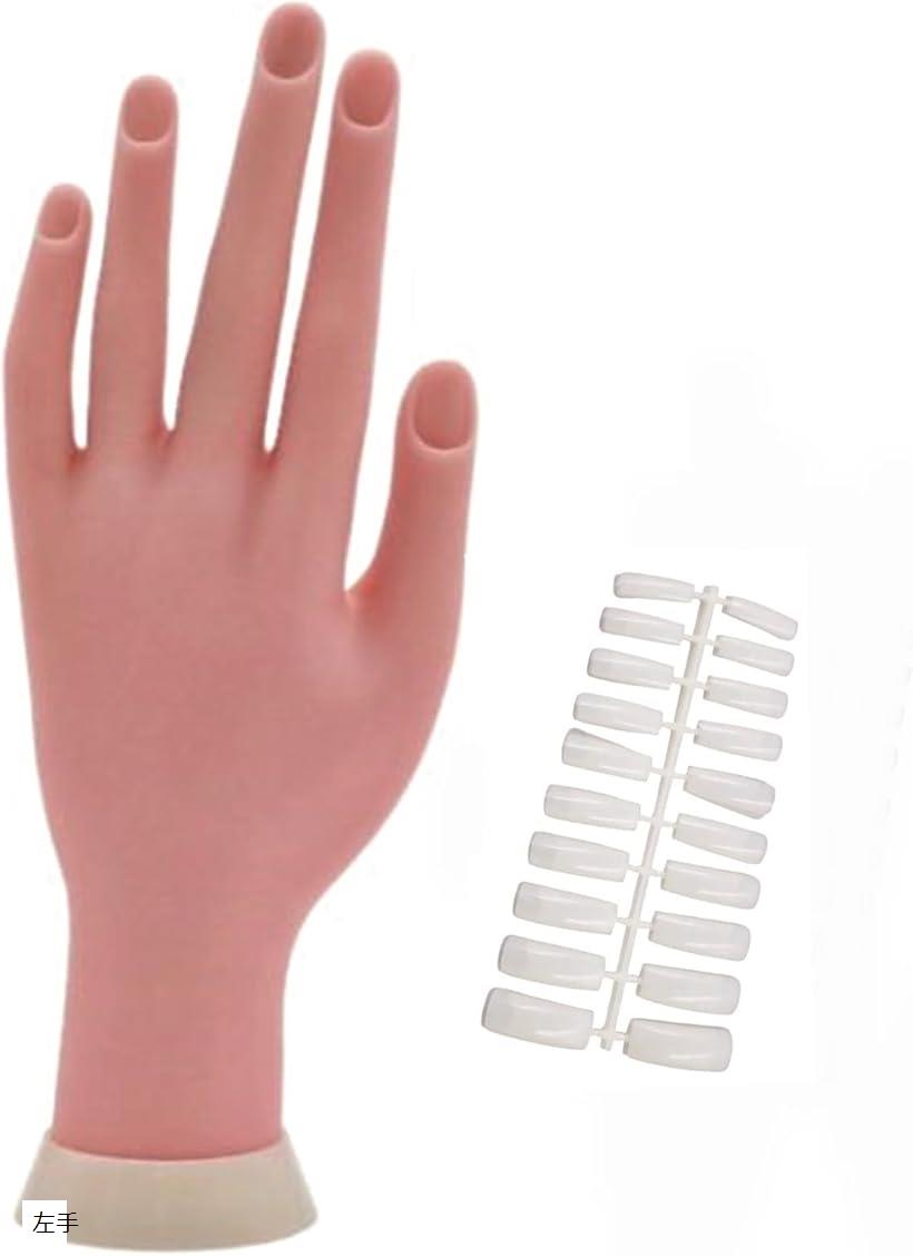 【楽天ランキング1位入賞】ハンドマネキン ネイル練習用 ハンドトルソー トレーニングハンド ネイルチップ付き 右手 両手 左手