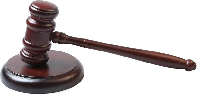 ガベル 裁判官 ハンマー 木製 オークションハンマー 木槌 小道具 競売 台座付き