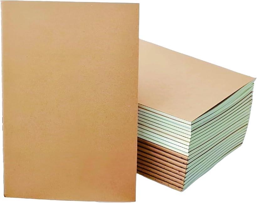 クラフトノート A5 横罫 糸綴じ 冊子 表紙無地 シンプル 大量 まとめ買い