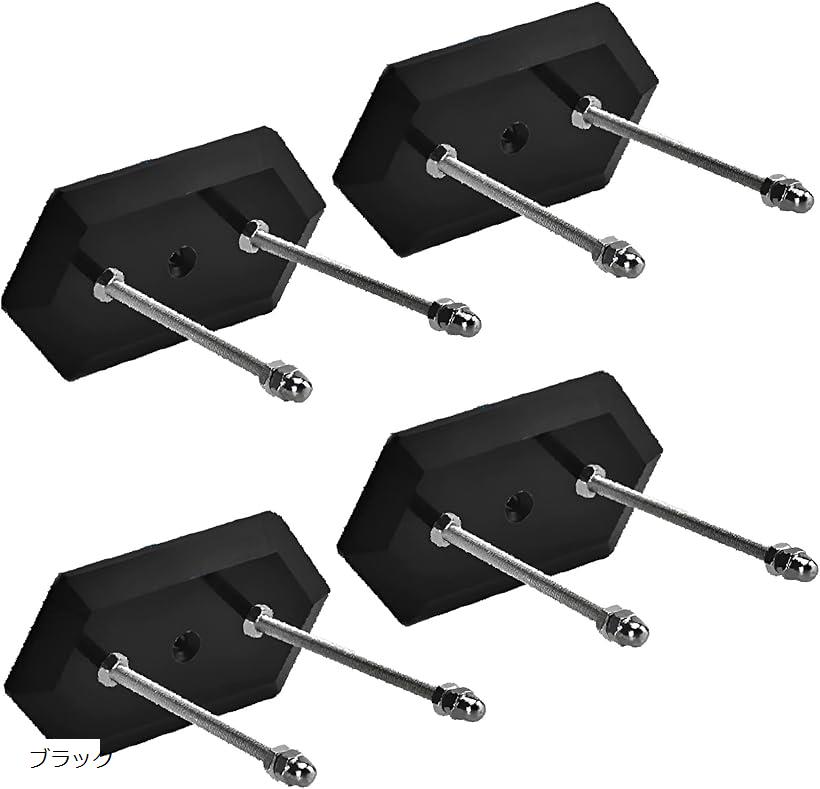 スケートボードハンガー スケボー 壁掛け ラック ウォールマウント 収納 クリア ホワイト ブラック