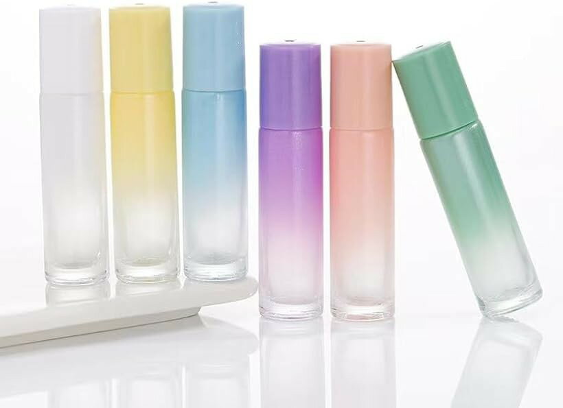 ロールオンボトル 10ml 6本セット 遮光 ガラス容器 アロマオイル用