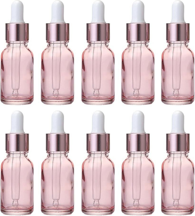 Refill, Atomizers - スポイトボトル 遮光瓶 アロマ保存容器 ガラス 詰め替え 小瓶 オイル 10本セット (10mL)