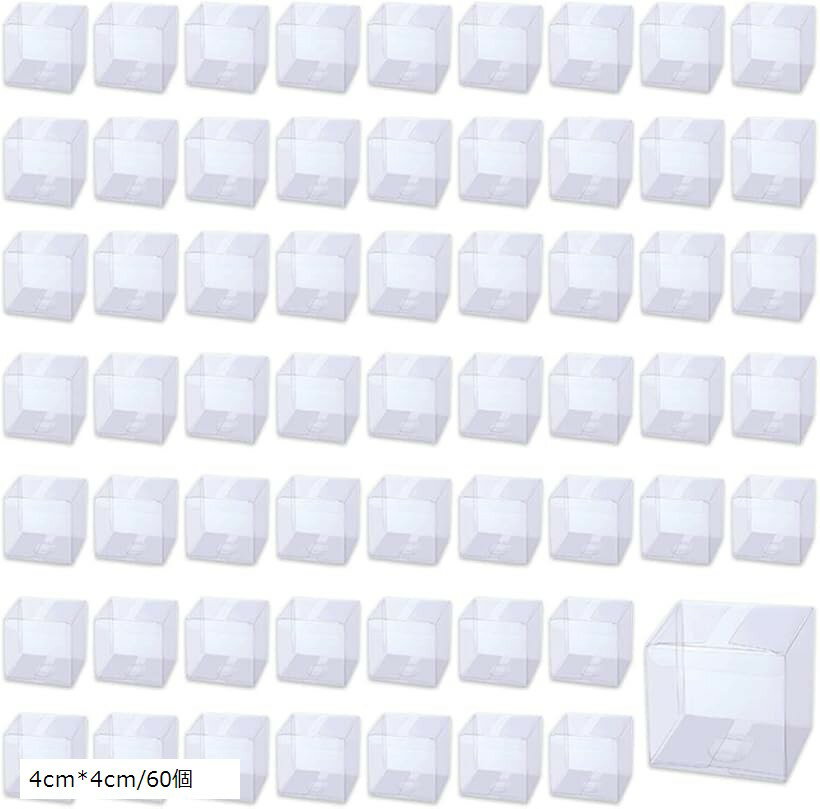 Ʃ�� �ץ饹���å� ���ե� �ܥå��� 8cmx8cm/30�� 6cmx6cm/40�� 4cmx4cm/60��