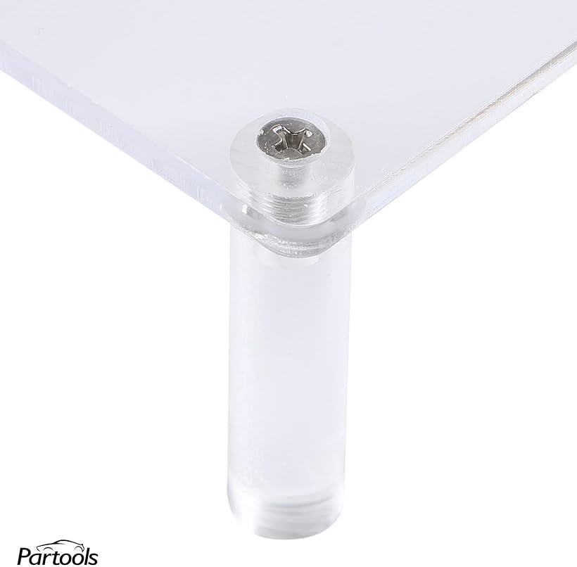 アクリルディスプレイスタンド クリア 2個セット フィギュア 小物展示用 組み立て式