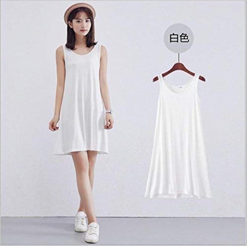 ノースリーブ タンクトップワンピ インナー レディース