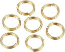 約20個 8x1.5mm 304ステンレス製スプリットリング 丸カン