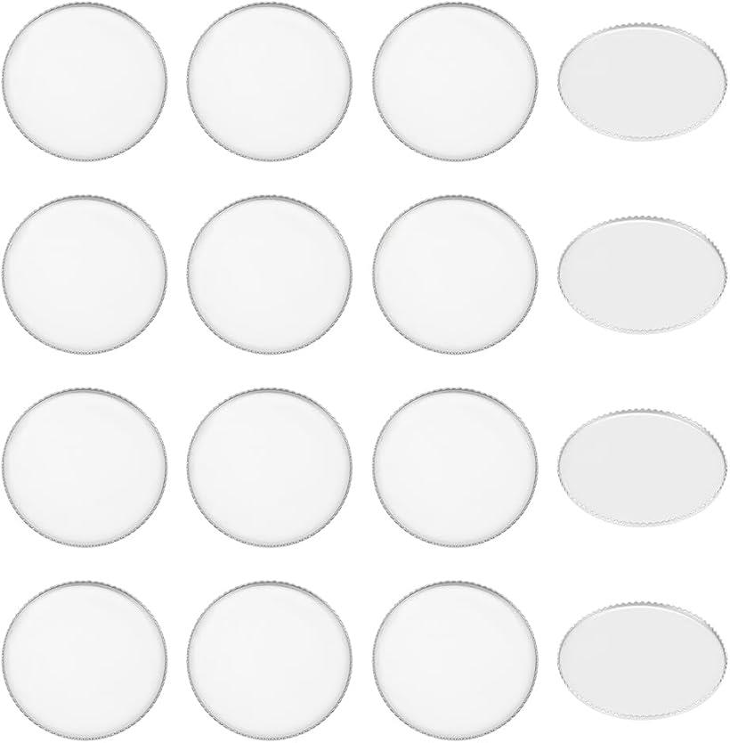 50個 カボションセッティング ミール皿 トレイ25mm 台座 パーツ 304ステンレス製 カメオ台 丸皿ベース セッティング台 ジュエリー作り