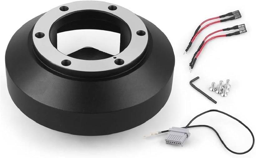 互換品日産 ステアリングボス ショート 38mm 薄型 フェアレディZ Z33/Z34 350Z 370Z スカイライン GTR R35 キューブ Z11/Z12 セレナ C26 ノート E11/E12 マーチ K13 エルグランド フーガ