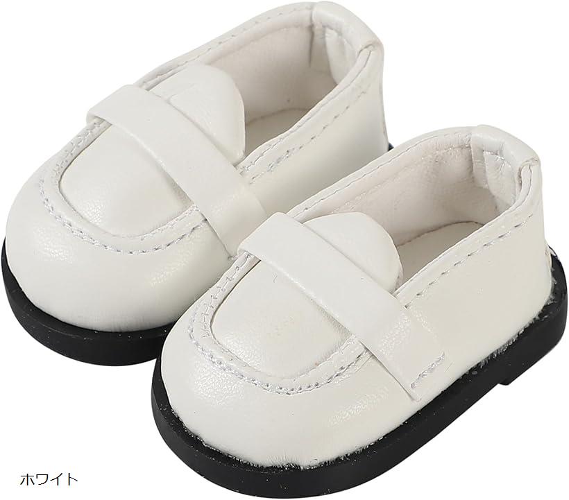 【楽天ランキング1位入賞】ぬいぐるみ 靴 ぬい服 20cm 革靴 人形 ローファー ブラック ブラウン ブラック＆ ブラック＆ブラウン ホワイト