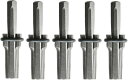 ストーンスプリッター5個セット 18mm ストーンオープナー くさび 採石ツール 石割 岩 大理石 ハンドツール セリ矢
