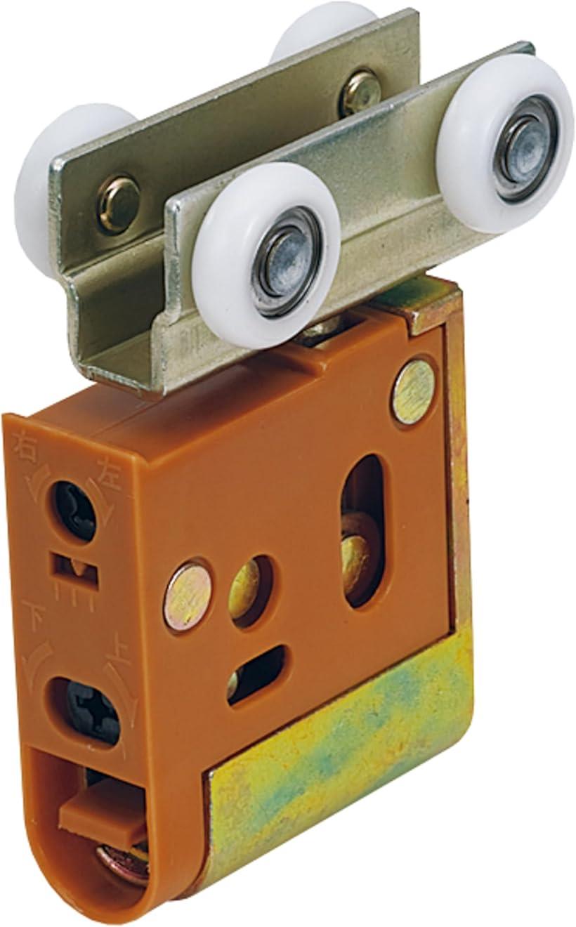 nakao 中尾製作所 上吊戸車II NH-074 ベアリングローラー付き ブラウン 引戸用戸車 修理 交換用 上部戸..