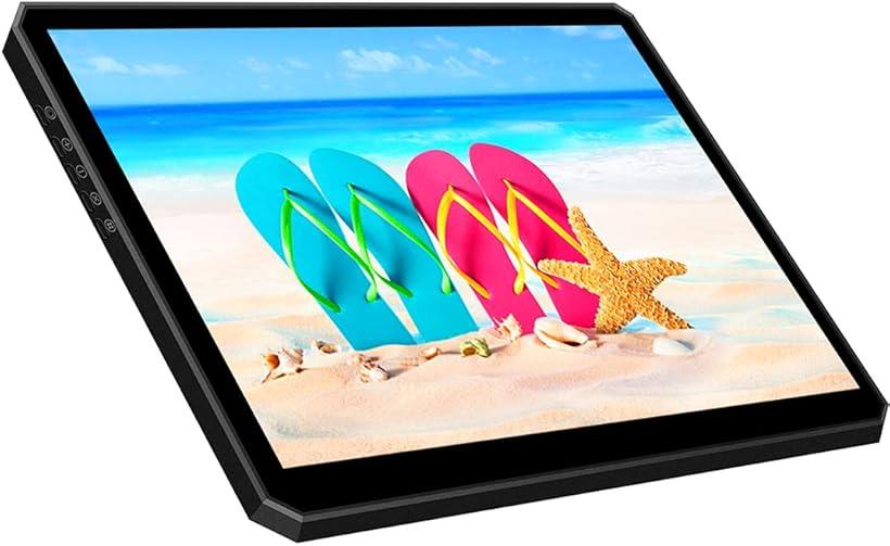 モバイルモニター モバイルディスプレイ タッチパネル 10.8インチ FHD ゲームモニター IPS液晶パネル 薄型 持ち運び便利