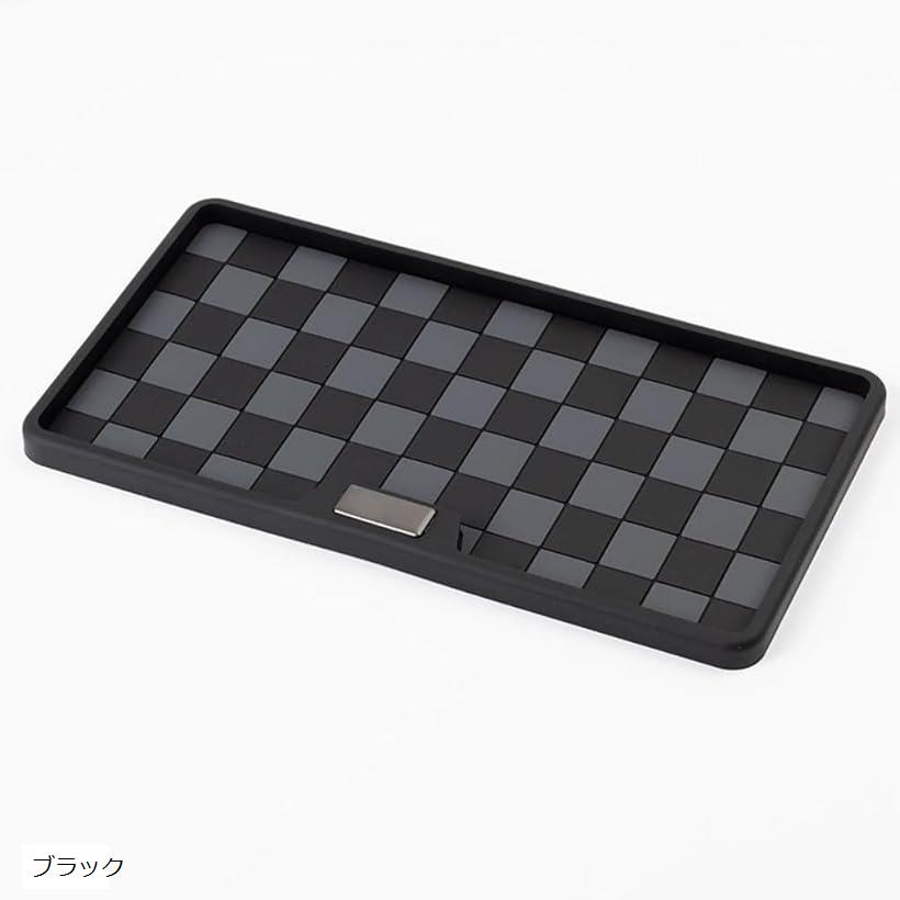 ダッシュボード トレイ マット ノンスリップマット 滑り止めマット 小物置き ブラック