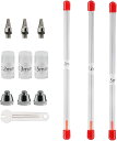 エアーブラシ 交換セット プラモデル 塗装 現代アート スプレーアート 予備 部品 ノズル 0.2mm 0.3mm 0.5mm