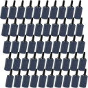 50個セット 径15mmx高25mm 円筒 アクアリウム エアーストーン 水槽 気泡 酸素 ディフューザー エアーポンプ メダカ 金魚