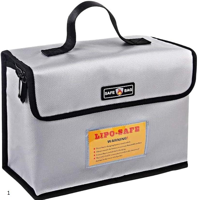 リポバッテリー セーフティーバッグ 耐火バッグ 防火袋 防爆 防水 手提げ 収納 1個 1