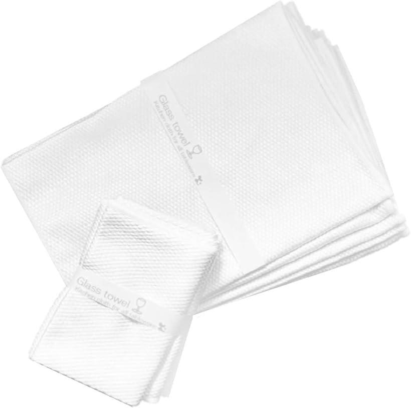 グラス拭き キッチンクロス 食器用フキン 30x60cm 吸水 耐久 ワイングラス 磨き
