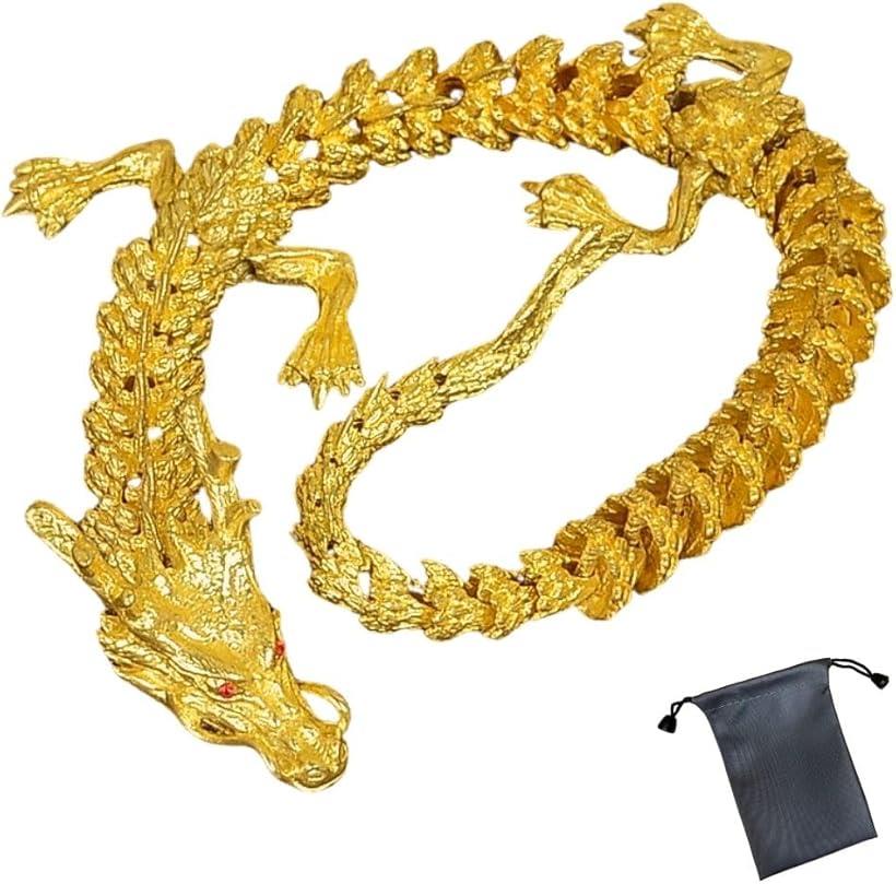 金龍 風水 置物 25cm 置き物 縁起物 金運 青龍 竜 龍の置物 インテリア リビング 玄関 オブジェ 金運アップ 祈願 運気アップ 特大 40cm