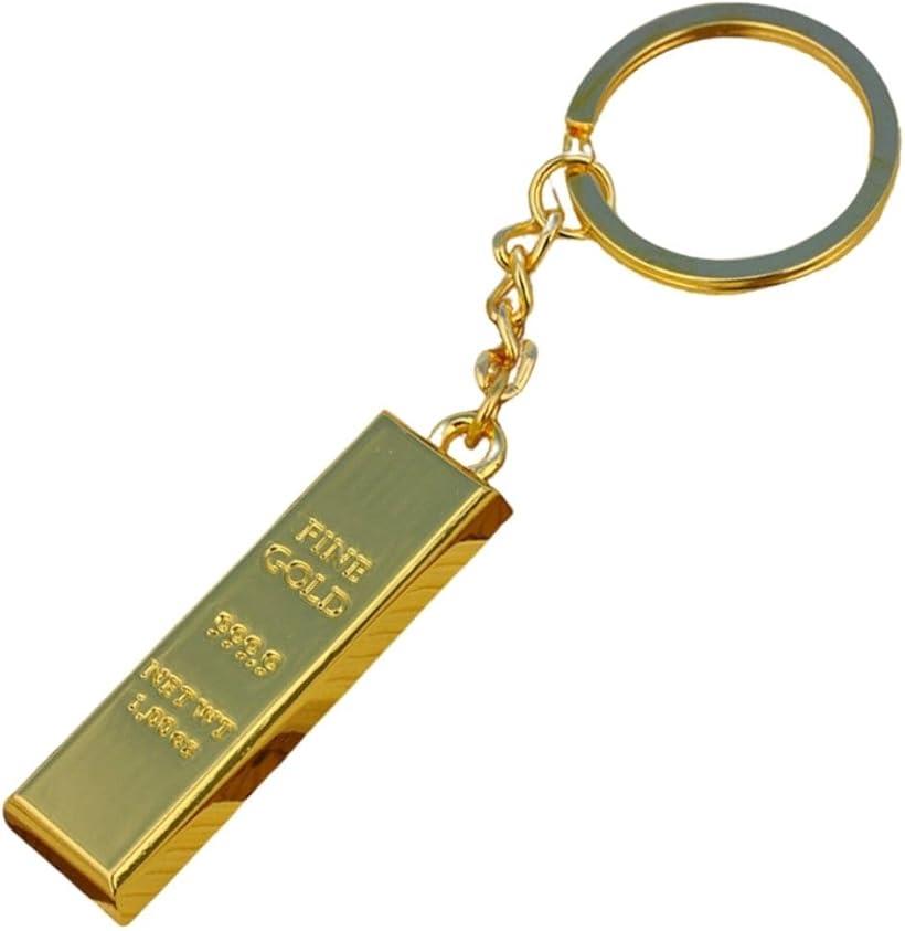 キーホルダー レプリカ ゴールドバー ストラップ 金属 風水 グッツ 金運金塊 Gold 金の延べ棒 黄金