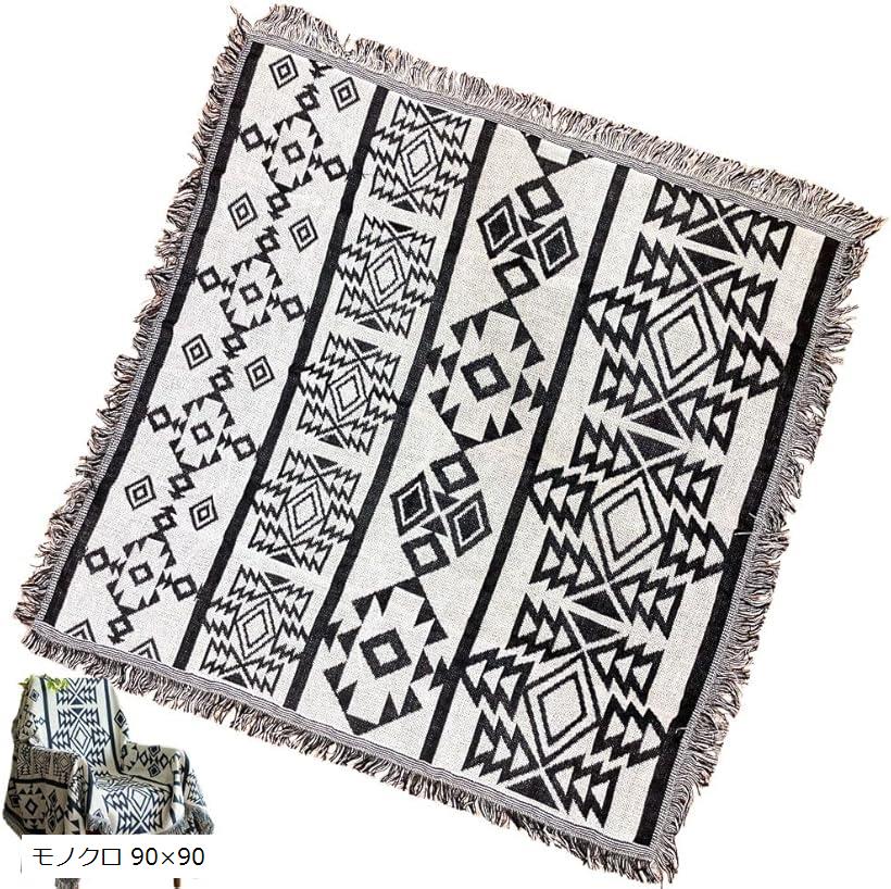 テーブルクロス アウトドア キャンプ ラグ マット ブランケット ひざ掛け おしゃれ コンパクト 民族柄 ..
